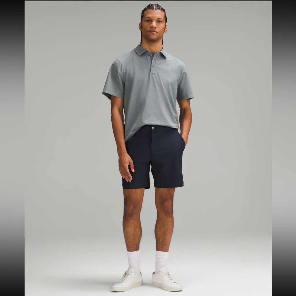 lululemon True Navy ABC Classic-Fit Short 7” Warpstreme